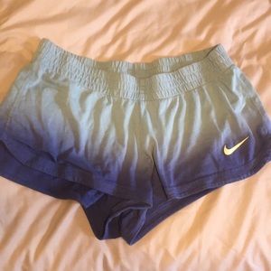 Ombré Nike shorts